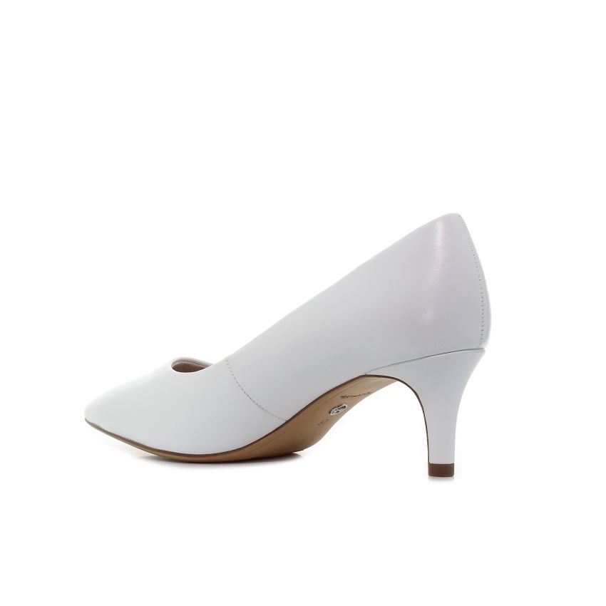 Tamaris fehér női magassarkú