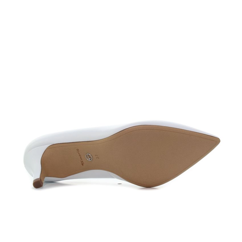 Tamaris fehér női magassarkú