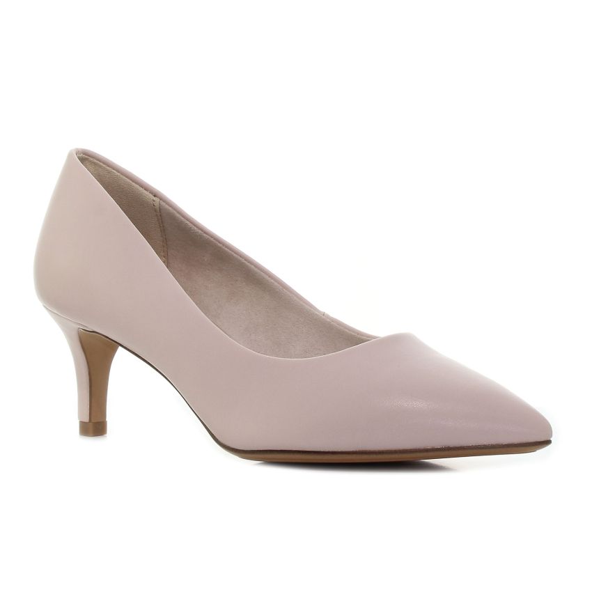 Tamaris rózsaszín női magassarkú