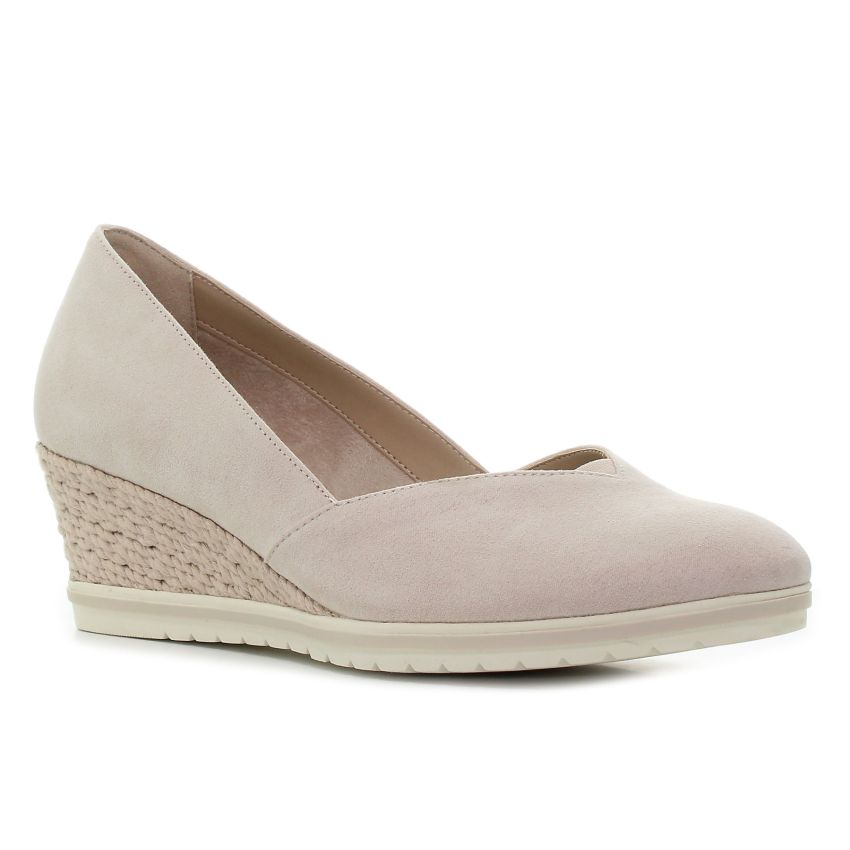 Tamaris bézs női magassarkú