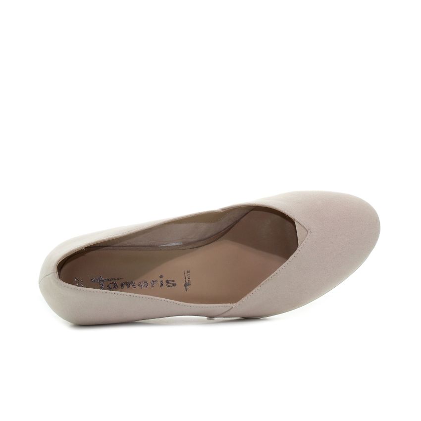 Tamaris bézs női magassarkú