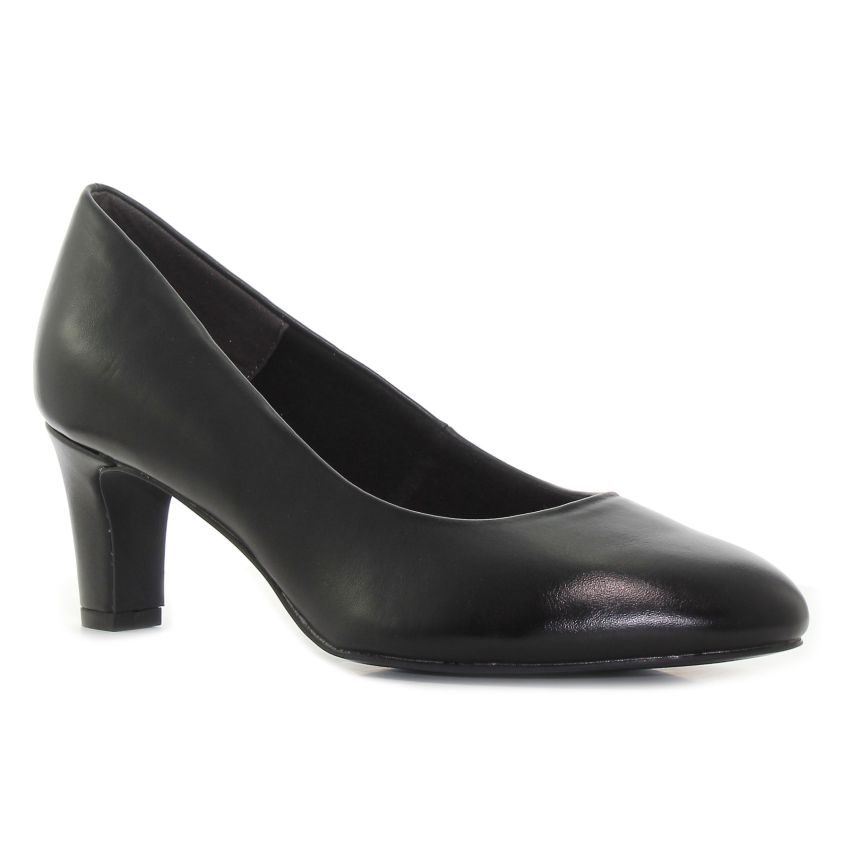 Tamaris fekete női magassarkú