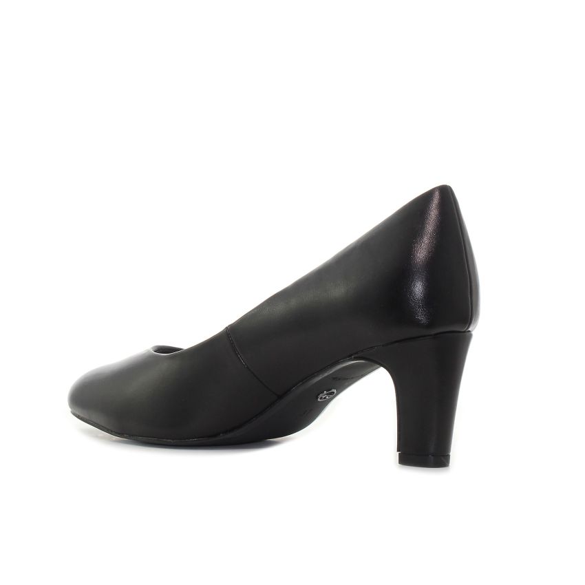 Tamaris fekete női magassarkú