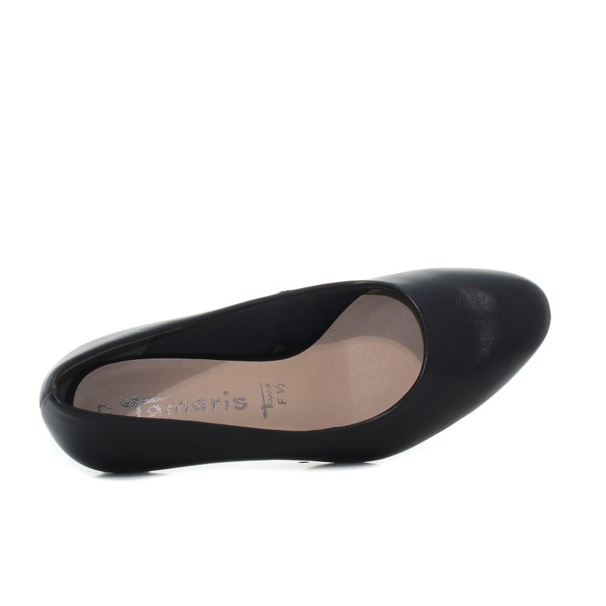 Tamaris fekete női magassarkú