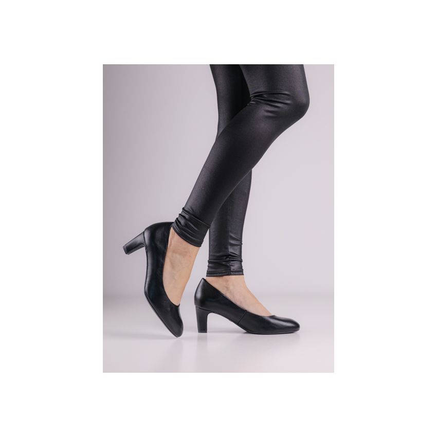 Tamaris fekete női magassarkú