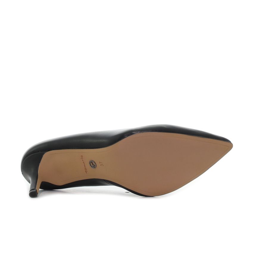 Tamaris fekete női magassarkú