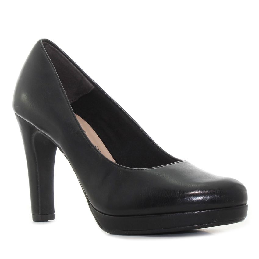 Tamaris fekete női magassarkú