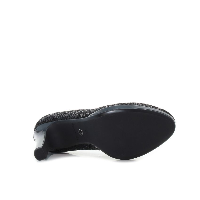 Tamaris fekete női magassarkú