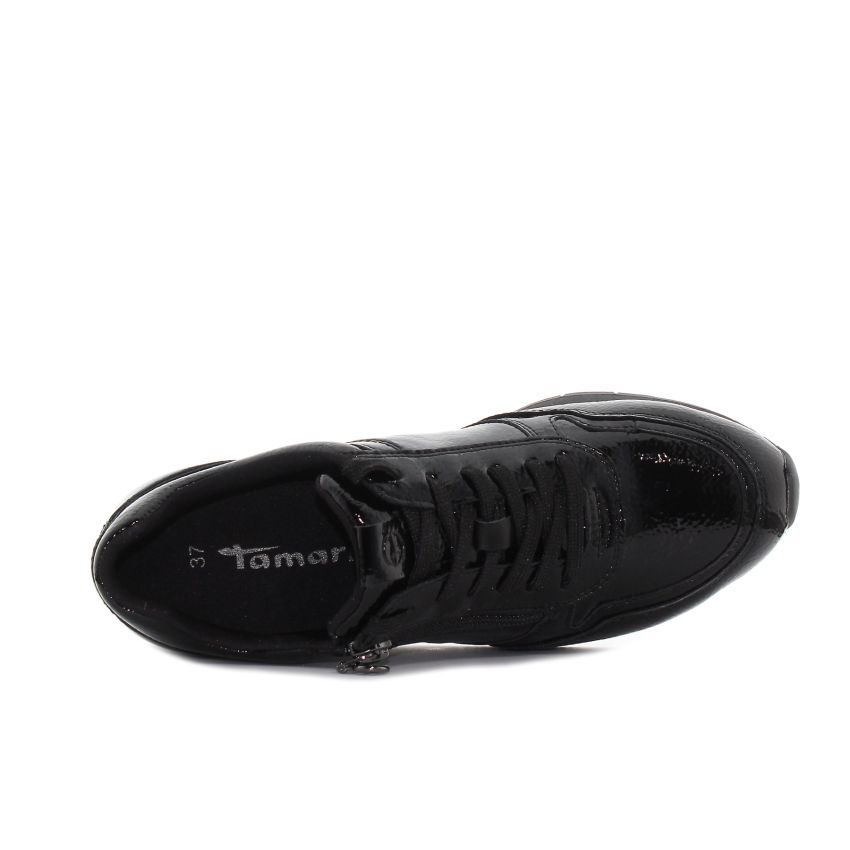 Tamaris fekete női sneaker -1-23603-42-018