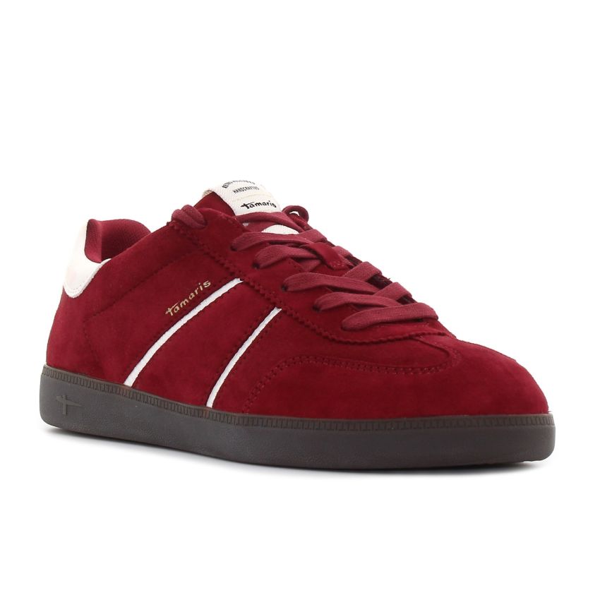 Tamaris bordó női cipő