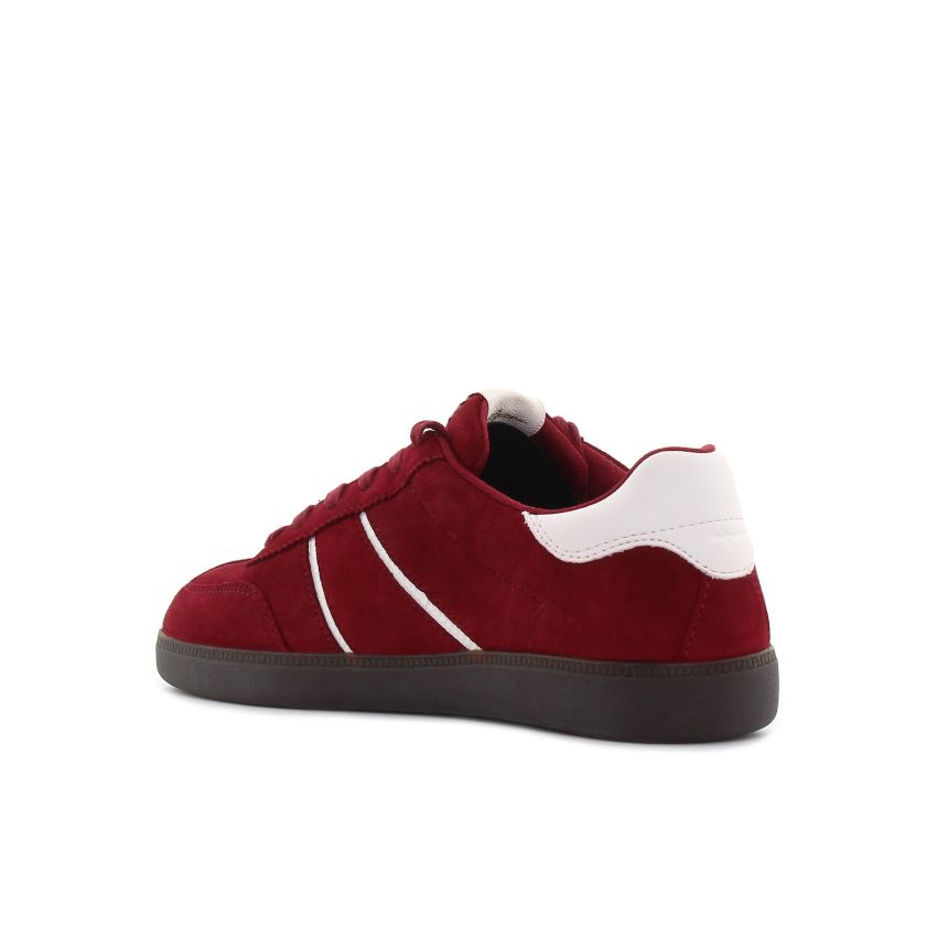 Tamaris bordó női cipő