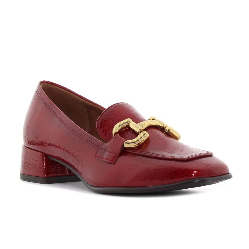 Tamaris bordó női félcipő