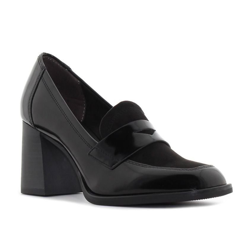 Tamaris fekete női magassarkú