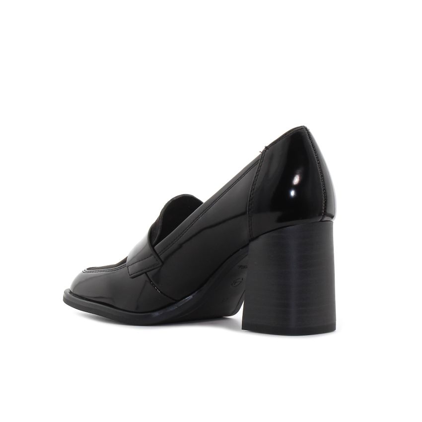 Tamaris fekete női magassarkú