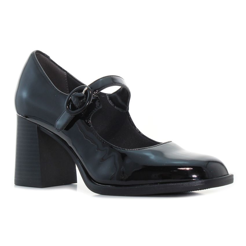 Tamaris fekete női magassarkú