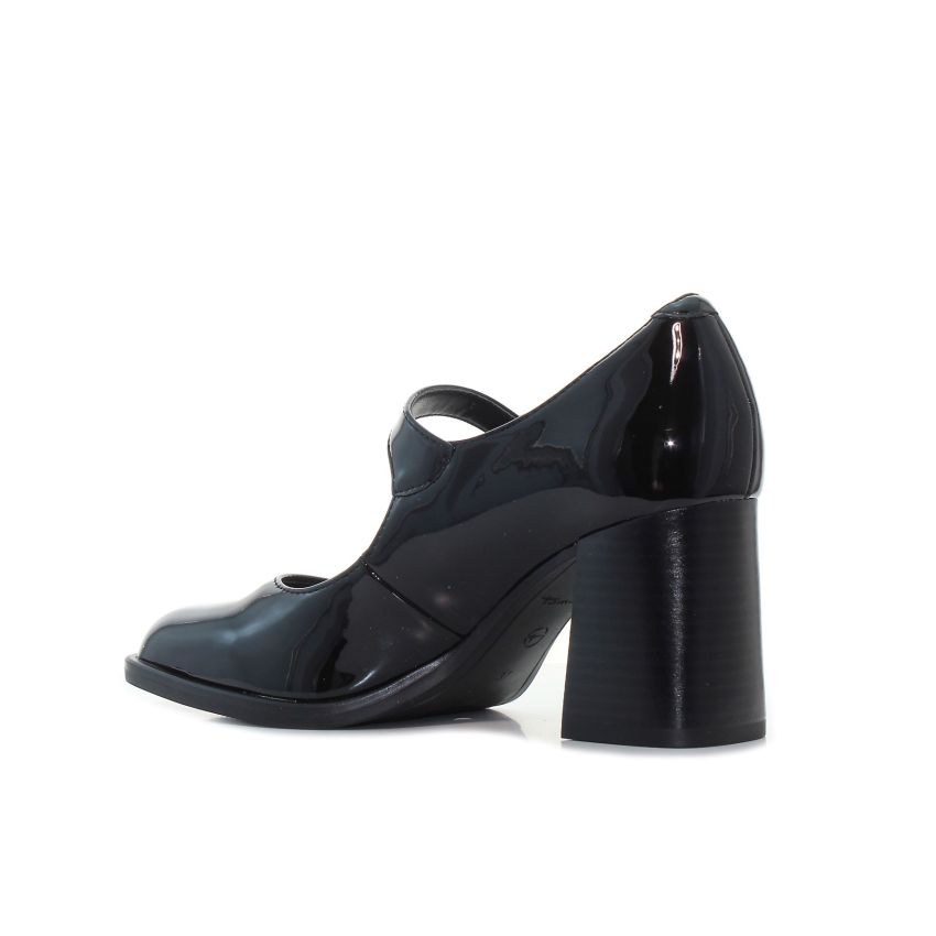 Tamaris fekete női magassarkú