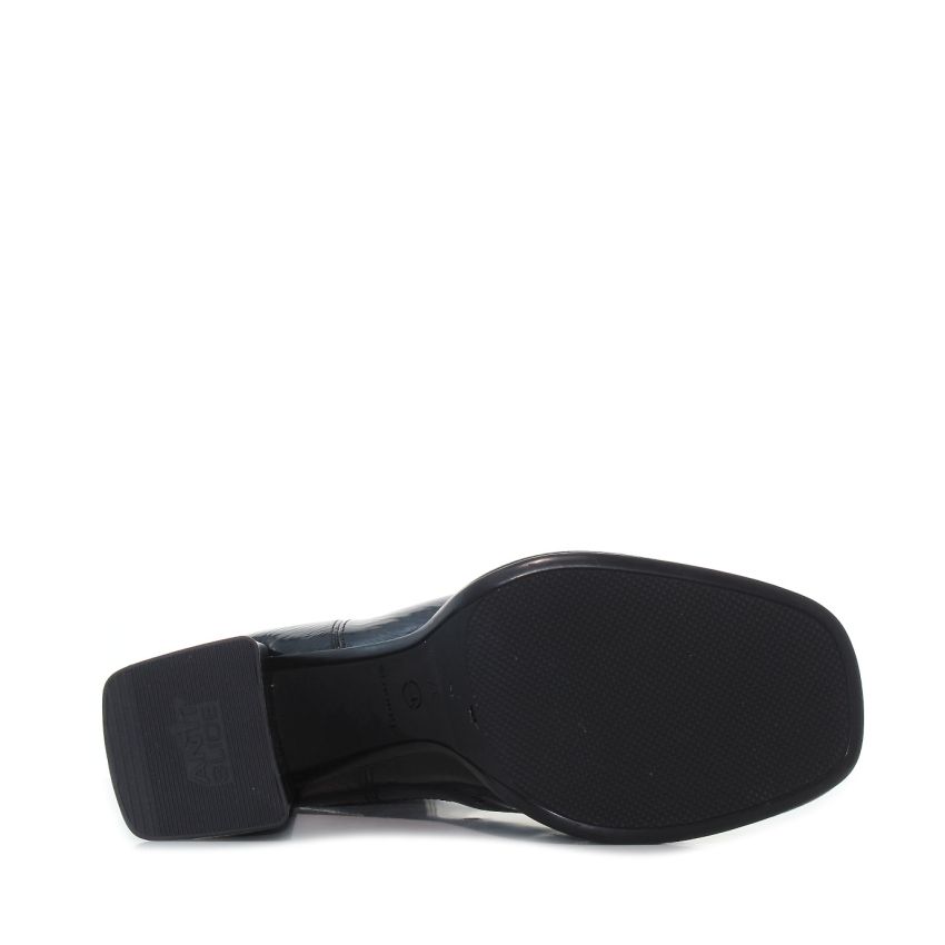 Tamaris fekete női bokacsizma