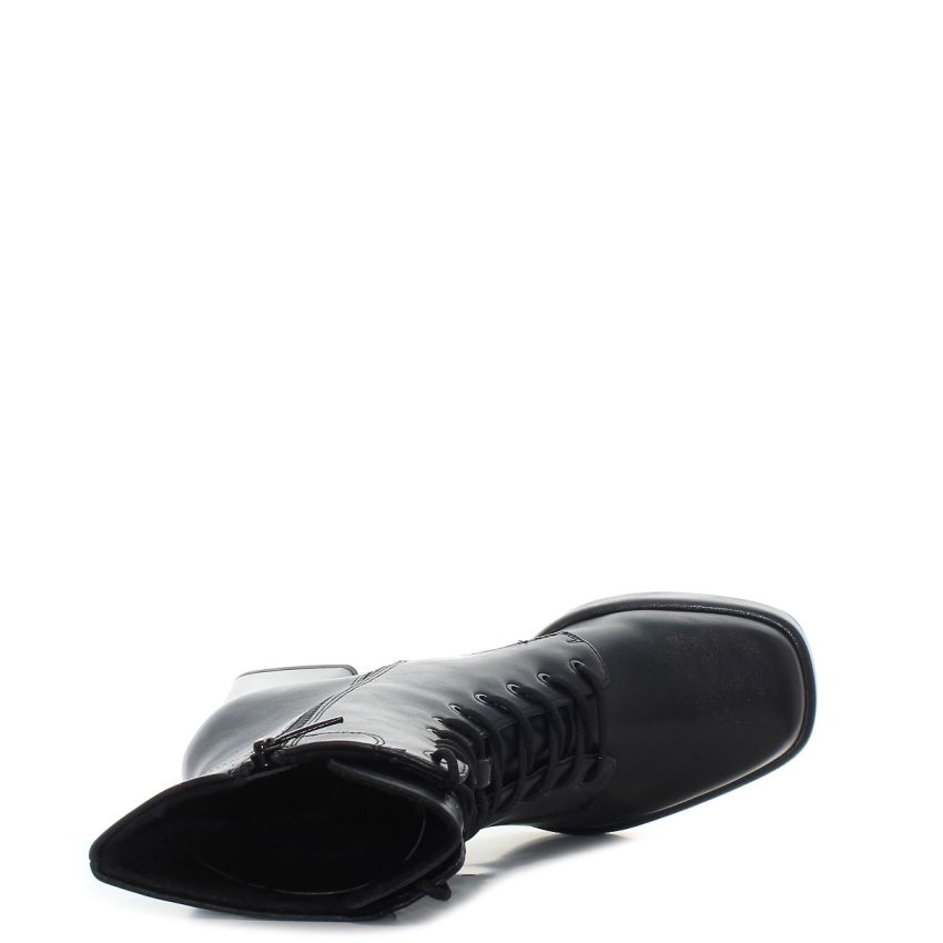 Tamaris fekete női magasszárú bakancs