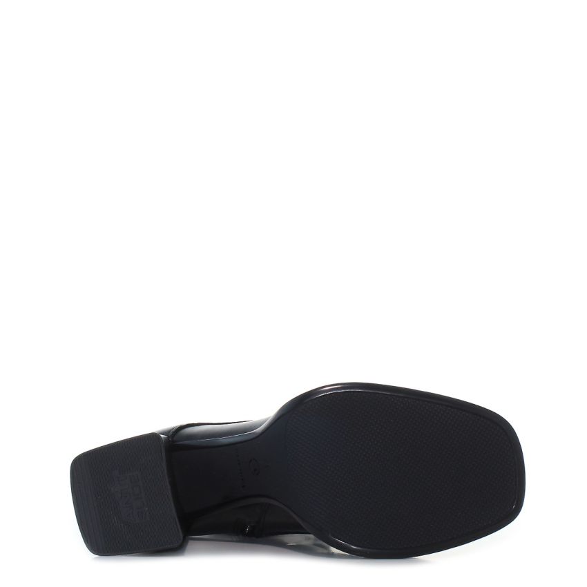 Tamaris fekete női magasszárú bakancs