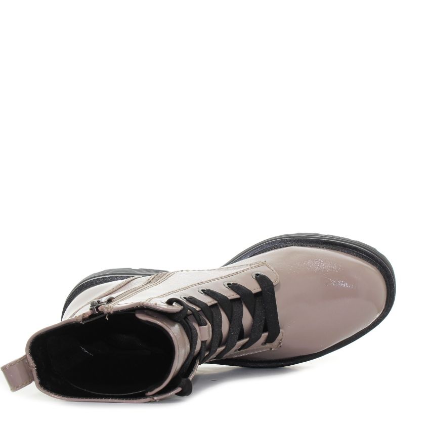 Tamaris bézs női bakancs