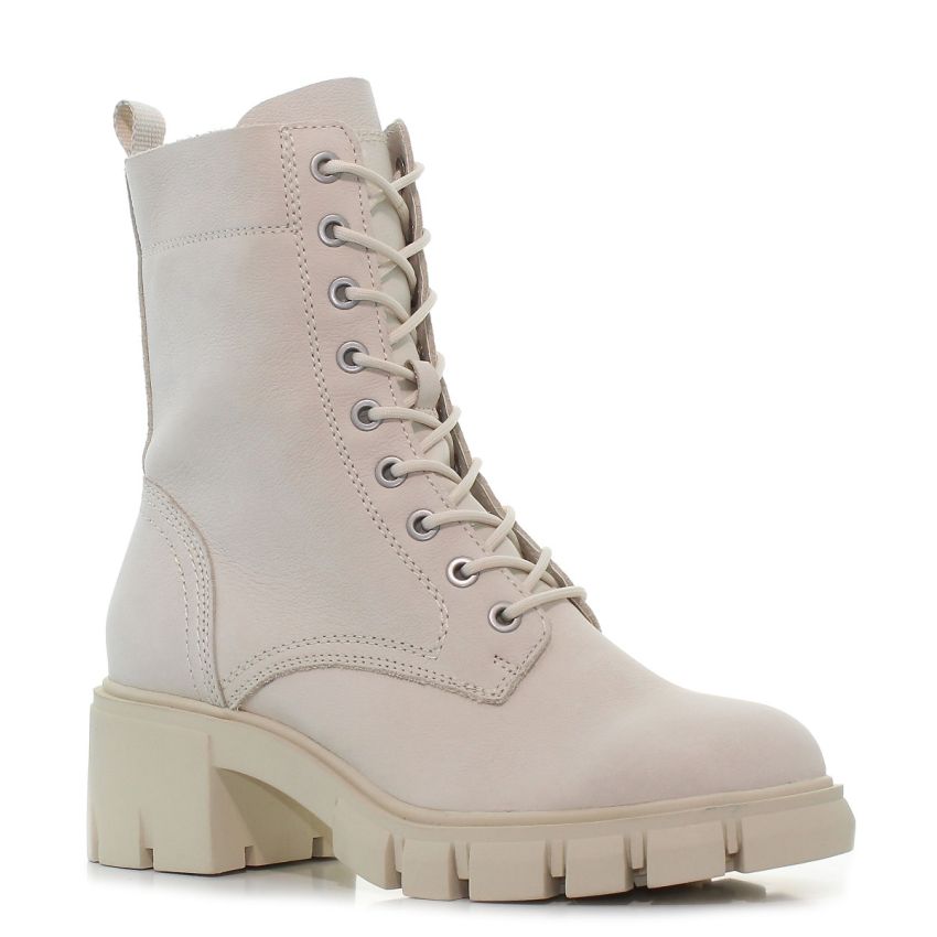 Tamaris bézs női bakancs