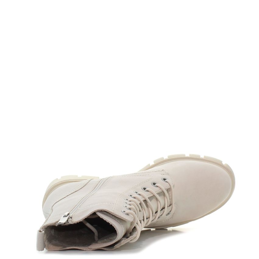 Tamaris bézs női bakancs