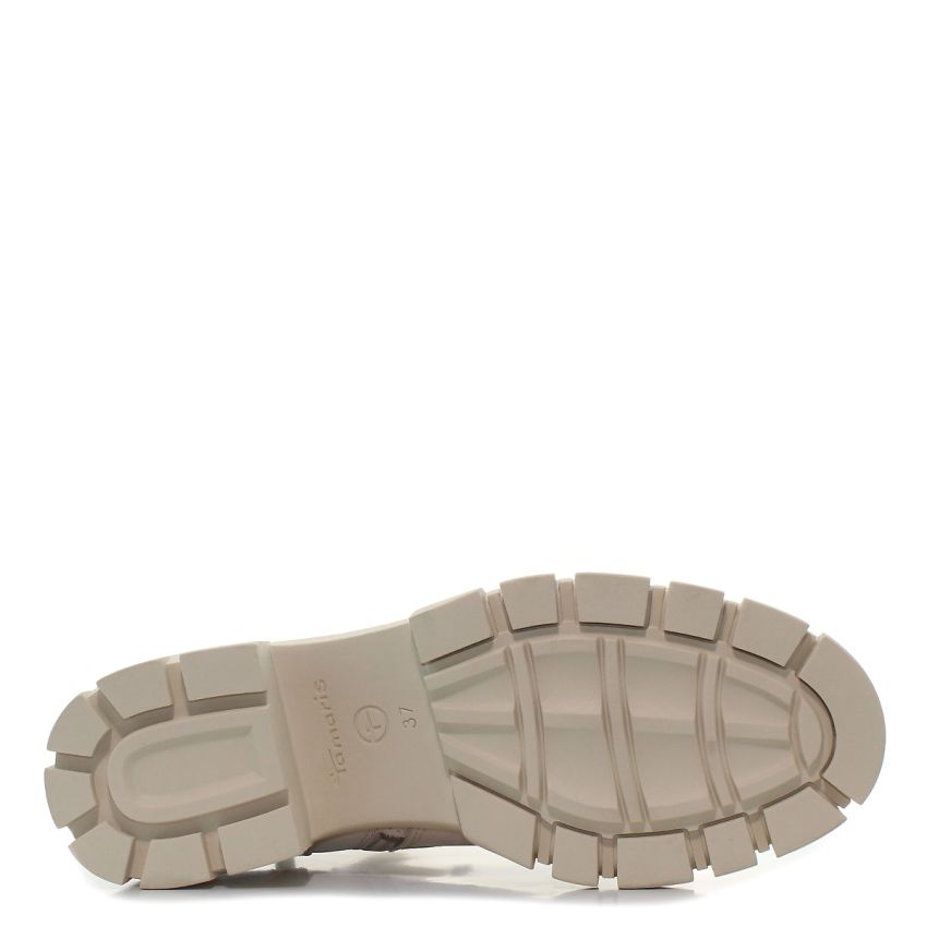 Tamaris bézs női bakancs