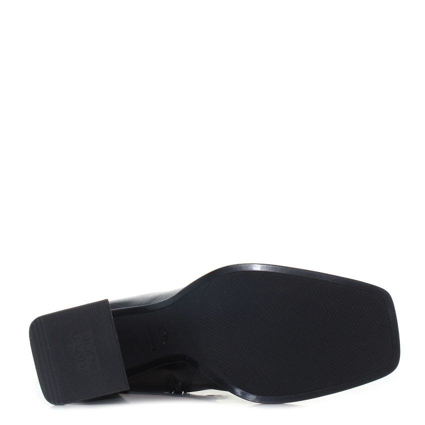 Tamaris fekete női bokacsizma