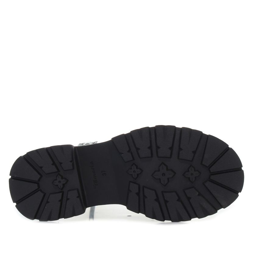 Tamaris fekete női bakancs