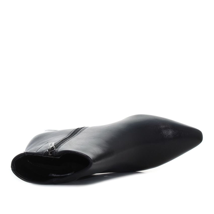 Tamaris fekete női bokacsizma