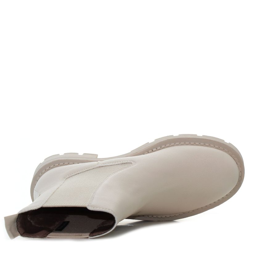 Tamaris bézs női bokacsizma