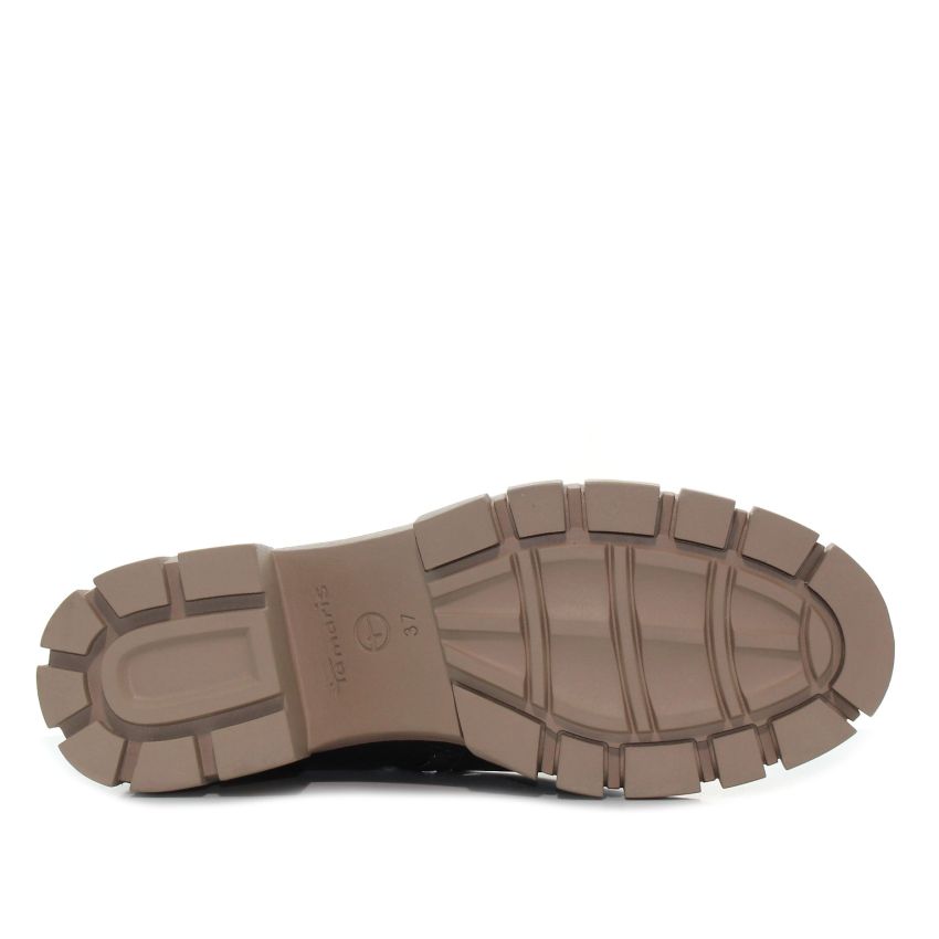 Tamaris fekete női bokacsizma