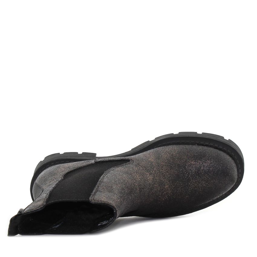 Tamaris csillogó női bokacsizma