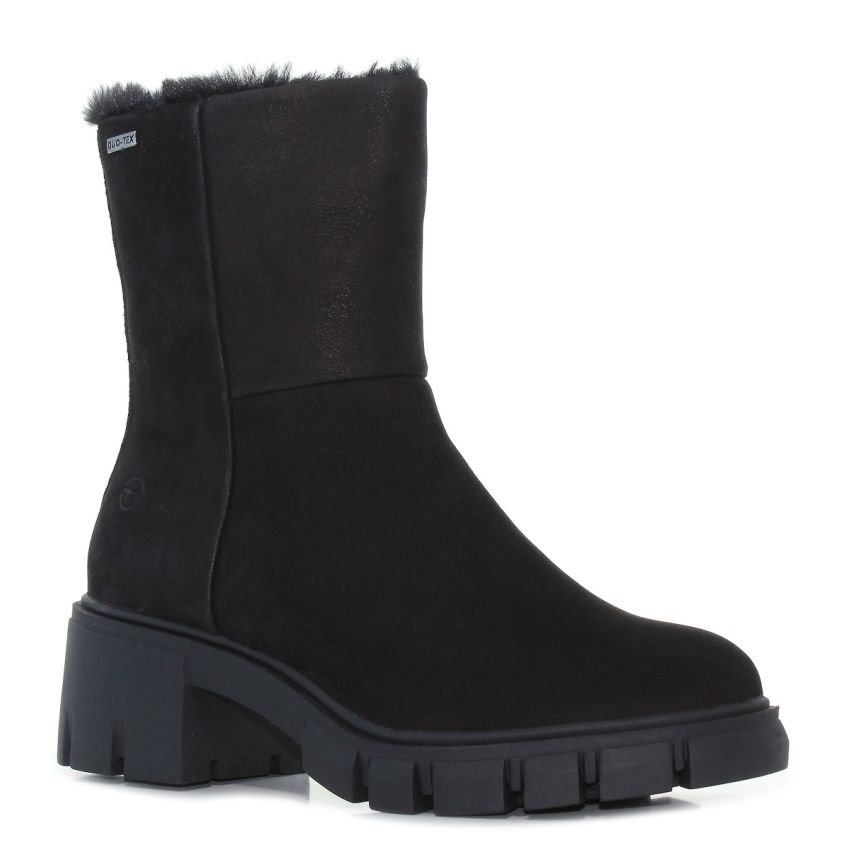 Tamaris fekete női csizma