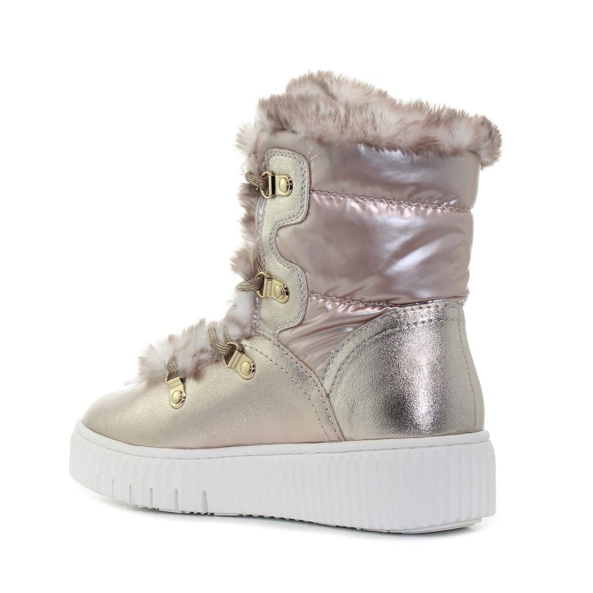 Tamaris arany női bakancs