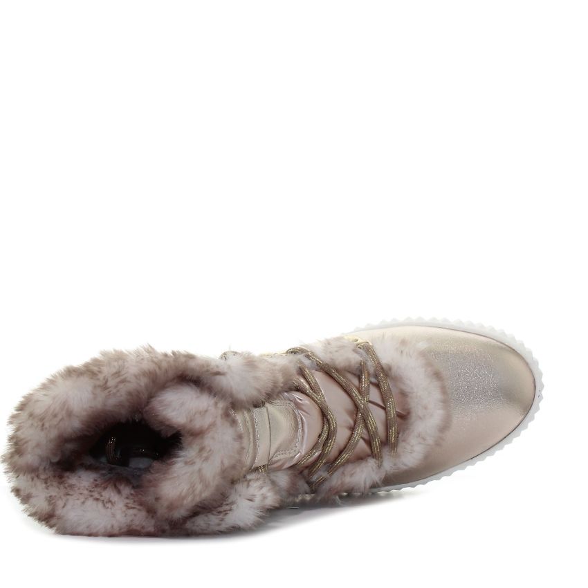 Tamaris arany női bakancs