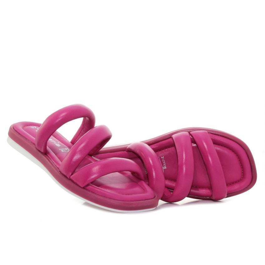 Tamaris magenta női papucs