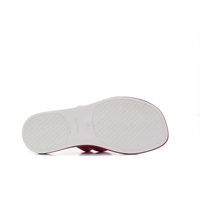 Tamaris magenta női papucs