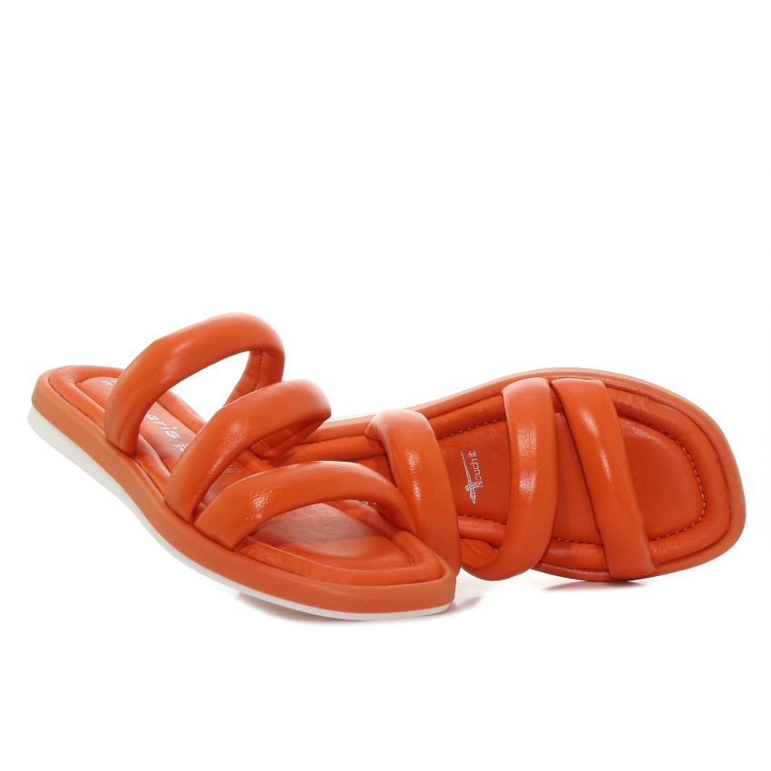 Tamaris narancs női papucs