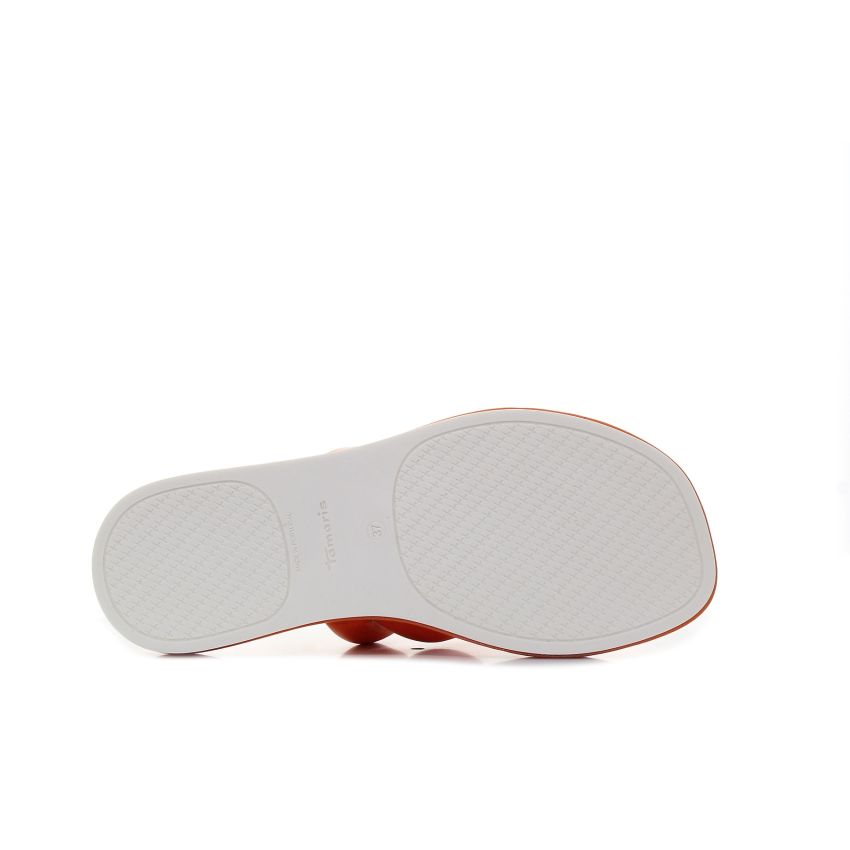 Tamaris narancs női papucs