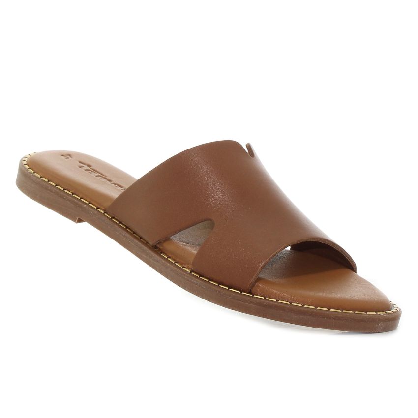 Tamaris barna női papucs