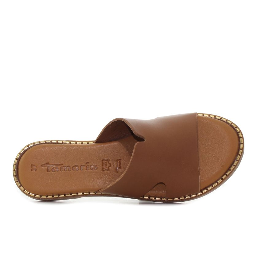 Tamaris barna női papucs