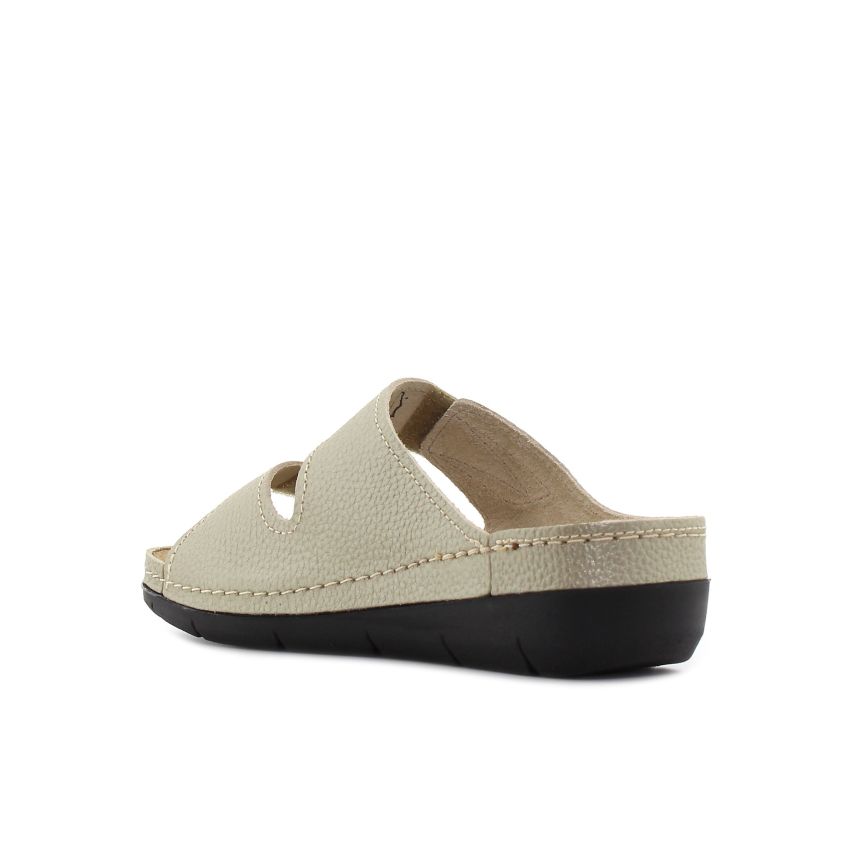 Tamaris arany női papucs