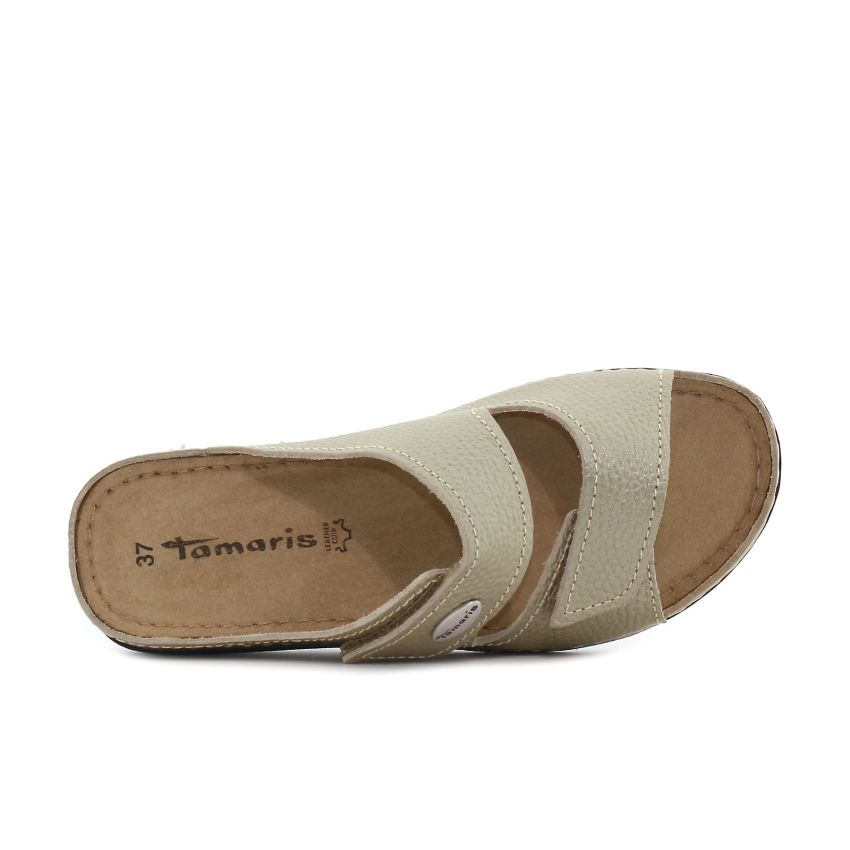 Tamaris arany női papucs