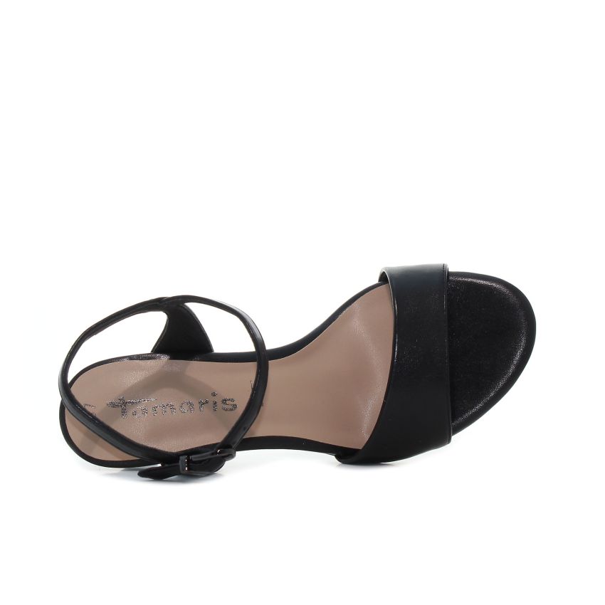 Tamaris fekete női magassarkú