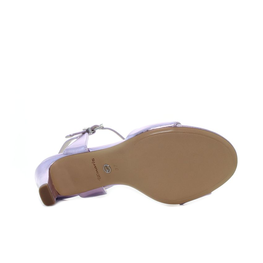 Tamaris lila női magassarkú