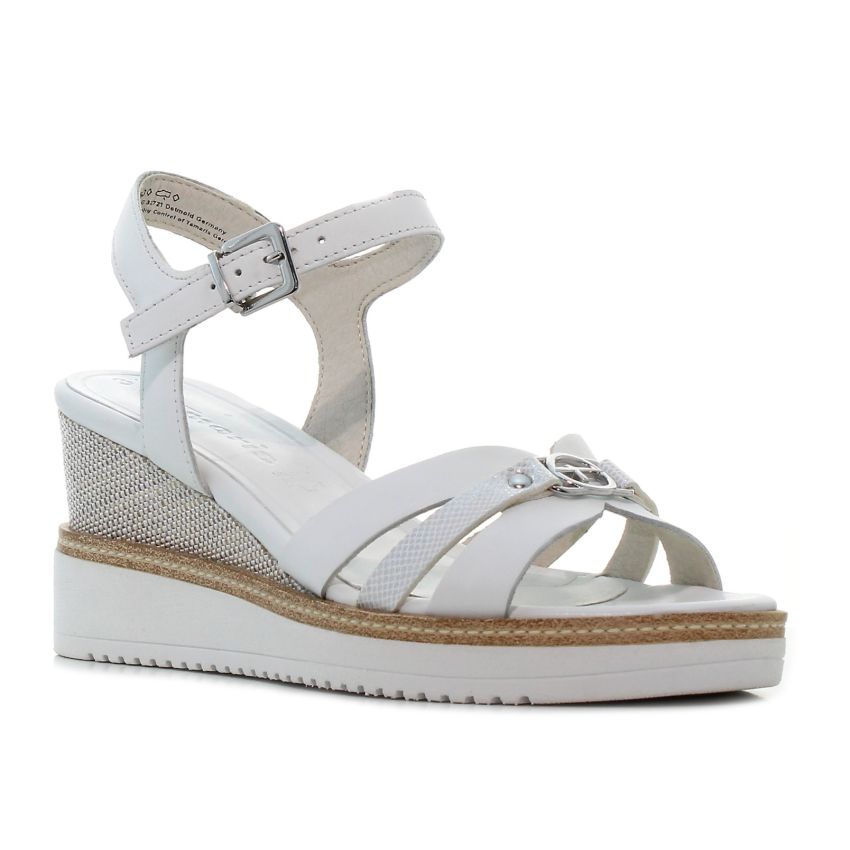 Tamaris fehér női szandál