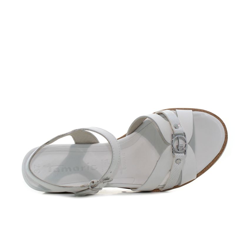 Tamaris fehér női szandál