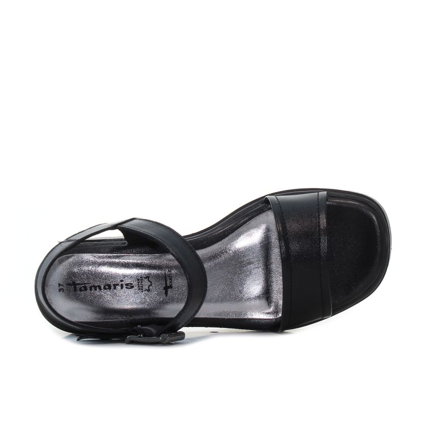 Tamaris fekete női szandál