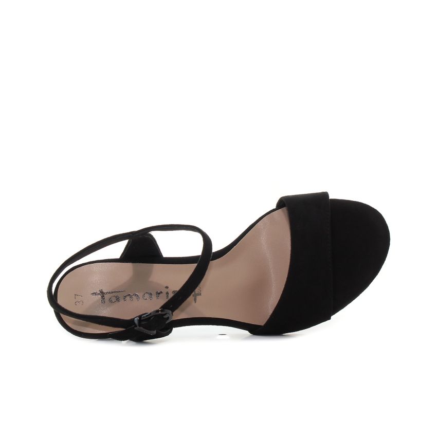 Tamaris fekete női magassarkú